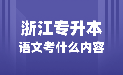浙江專(zhuān)升本語(yǔ)文考什么內(nèi)容?議論文怎么寫(xiě)?